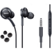 OEM InEar Earbuds Stereo Headphones for Micromax Unite 4 plus Plus Cable - Designed by AKG - with Microphone and Volume Buttons (Black)