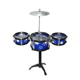 Sonceds Girls Boys Practice Exercise Toy Drum Set Children Percussion Instrument Musical Early Childhood Toys Playset