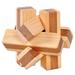Wooden Kongming Lock Child Educational Toy Brain Teaser Intelligence Develop Magic Square Puzzle Types Parent-child Interactive Toys