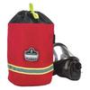 ERGODYNE 5080 Mask Bag, 1000D Nylon, Red, 12" Height