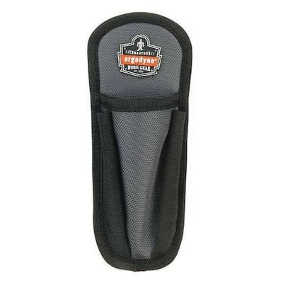 ERGODYNE 5567 Tool Pouch, Tool Sheath, Gray, Ballistic Weave, 2 Pockets