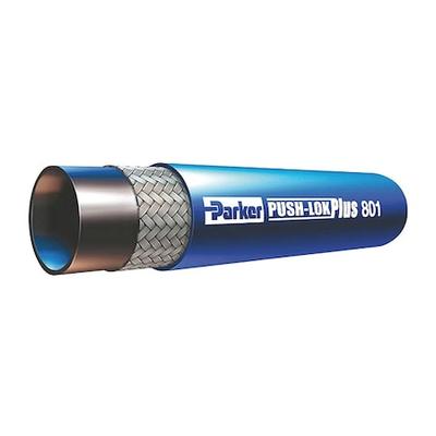 PARKER 801-8-BLK-BX Hydraulic Hose,1/2" I.D,50 ft. L