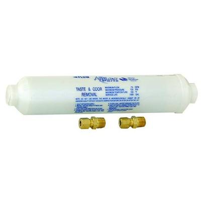 ZORO SELECT 60461N Inline Water Filter For Ice Makers, 1/4 in Connection, 5