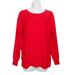 American Eagle Outfitters Sweaters | American Eagle Outfitters Sweaters Pullover Red Cotton Blend Crew Neck 7jn237p | Color: Red | Size: S