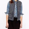 J. Crew Jackets & Coats | J Crew Quilted Puffer Down Vest | Color: Blue | Size: Xs