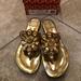 Tory Burch Shoes | Gold Tory Burch Sandals | Color: Gold | Size: 8