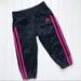 Adidas Bottoms | Adidas Girls Iconic Joggers | Color: Black/Pink | Size: 2tg