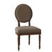 Fairfield Chair McGee Side Chair Upholstered/Fabric in Brown | 40.75 H x 21.5 W x 25 D in | Wayfair 8833-05_8789 06_Espresso