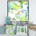 East Urban Home Daisy Flowers Aquarelle Impression II - Painting on Canvas Canvas, Wood in Green | 16 H x 16 W x 1 D in | Wayfair