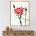 East Urban Home Rose w/ Buds - Print on Canvas Canvas, Wood in Red | 20 H x 12 W x 1 D in | Wayfair 02FEA51E2C2F4D63ACD2B23BBF627F4D