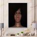 East Urban Home Portrait of African American Woman II - Graphic Art on Canvas Metal in Brown | 32 H x 16 W x 1 D in | Wayfair