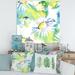 East Urban Home Daisy Flowers Aquarelle Impression II - Painting on Canvas Canvas, Wood in Green | 16 H x 16 W x 1 D in | Wayfair