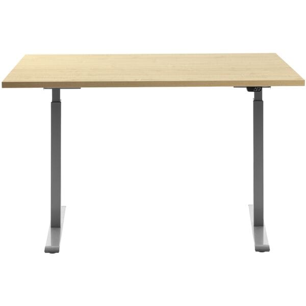 Topstar Schreibtisch »Topstar Office« 120 cm breit und elektrisch höhenverstellbar bis 1 grau, 120x120x80 cm