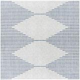 Mark&Day Outdoor Area Rugs 6x6 Okswerd Global Indoor/Outdoor Pale Blue Square Area Rug (6 7 Square)