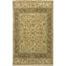 Mariaville 3'9" x 5'9" Classic Handmade Traditional Persian NZ Wool Faded Driftwood/Seashell/Dark Brown/Walnut/Light Beige Area Rug - Hauteloom