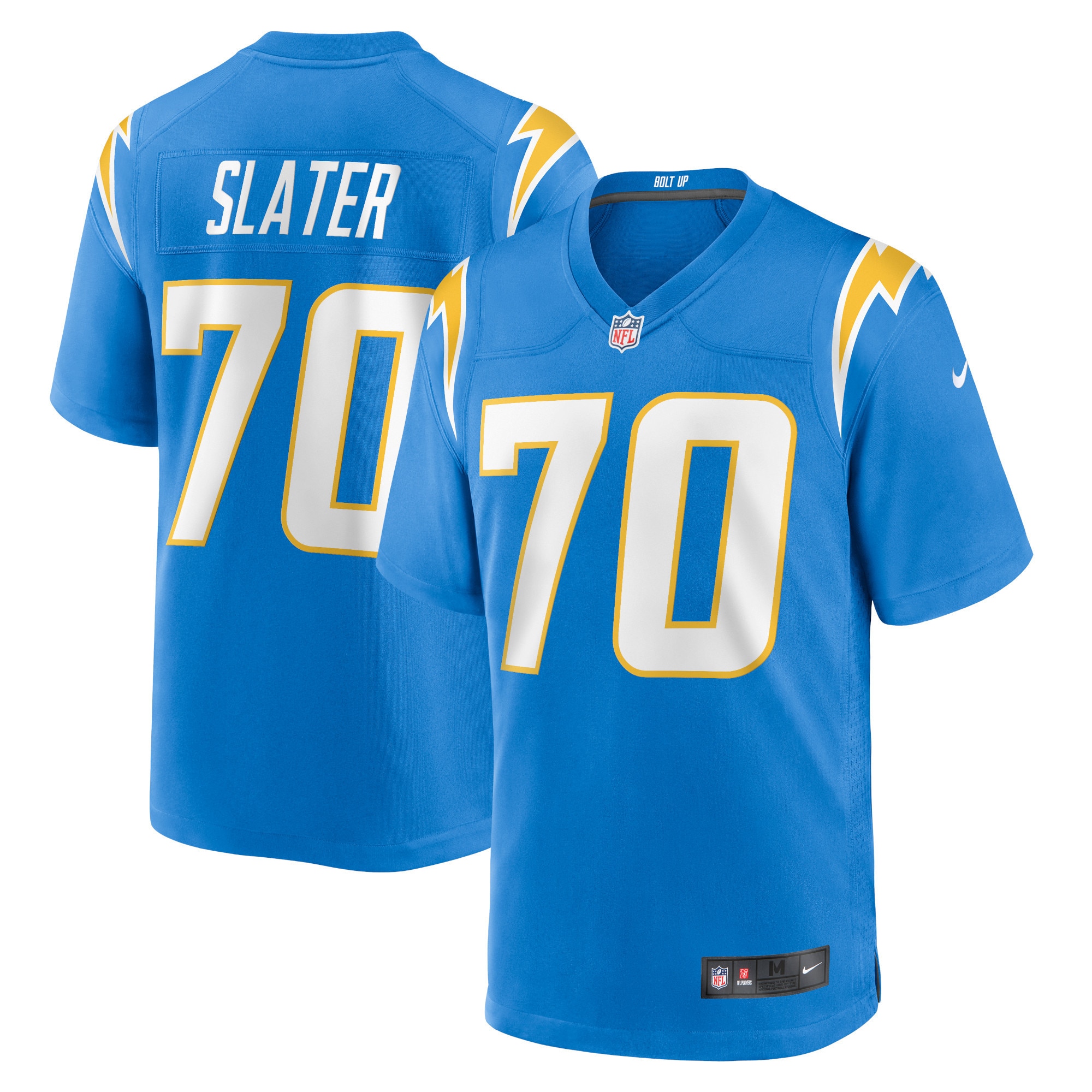 Los Angeles Chargers Nike Game Heimtrikot - Puderblau - Rashawn Slater - Herren Image