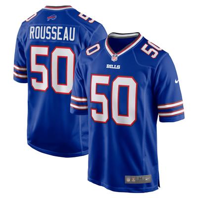 Buffalo Bills Nike Game Heimtrikot - königsBlau - Gregory Rousseau - Herren Image