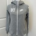 Nike Jackets & Coats | Nike Sportswear Tech Fleece Gronk Hoodie Jacket | Color: Gray/White | Size: M