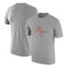 Men's Nike Heathered Gray Boise State Broncos Vintage Logo Performance T-Shirt