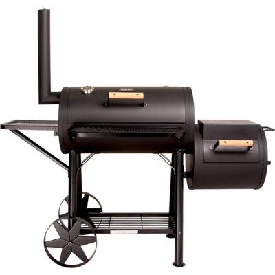 Yuma Massiver Smoker bbq grillwagen Holzkohle Grill 90KG 3,5mm Offset - Taino Image