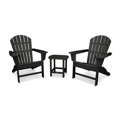 POLYWOOD South Beach Adirondack Chair 3-Piece Set