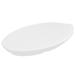 Home Restaurant Plastic Boat Dish Serving Bowl White - 7.5" x 4.1" x 1.2"(L*W*H)