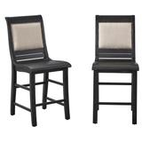 Counter Upholstered Chair , Set of 2 - Counter Height - Counter Height