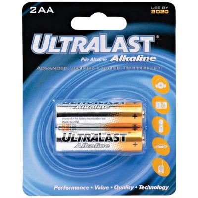 Ultralast(R) ULA2AA ULA2AA AA Alkaline Batteries, 2 pk - N/A