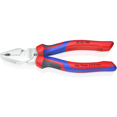 Knipex - 02 05 180 Werkstatt Kraft-Kombizange 180 mm din iso 5746 Image