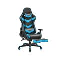 Yaheetech - Sedia Poltrona Gaming Ufficio Ergonomica Girevole Schienale Reclinabile 180º Imbottita