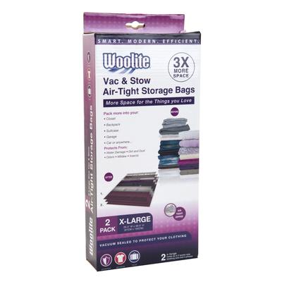 Laundry 360 Nylon Airtight X-large Vacuum Storage Bags (Set of 2) - 26.5