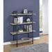 Lincoln Grey Driftwood 4-shelf Bookcase