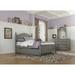 Lake House Payton Stone Grey Full-size Arched Bed with Trundle