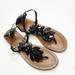 Coach Shoes | Coach Black Patent Leather Sierra Floral T Strap | Color: Black/Brown | Size: 8.5