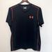 Under Armour Shirts | Euc Under Armour Black Loose Heatgear. Sz Lg | Color: Black/Orange | Size: L