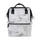 Diaper Backpack Abstract Marble Texture Multi-Function Large Capacity Baby Changing Bags Zipper Casual Stylish Travel Backpacks for Mom Dad Baby Care