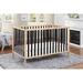 Baby Cache Deux Remi 3-in-1 Convertible Crib Wood in Black/Brown | 35 H x 29.75 W in | Wayfair 27900-NBK