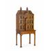 Maitland-Smith Dollhouse Bar Cabinet Wood in Brown/Red | 75 H x 22 D in | Wayfair 8149-51