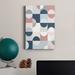 George Oliver Modern Reflection - Wrapped Canvas Graphic Art Canvas, Solid Wood in Blue/Green/Indigo | 12 H x 8 W x 1.5 D in | Wayfair
