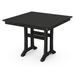 POLYWOOD® Farmhouse Trestle Dining Table Plastic in Black | 29 H in | Outdoor Dining | Wayfair PL81-T1L1BL