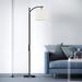 Latitude Run® 61.5" Arc Floor Lamp Metal in Black | 61.5 H x 20.79 W x 11.02 D in | Wayfair 8DEFDD3BF6494E41B63FACCE183CE8F3