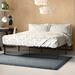 Zipcode Design™ Aula 14" Storage Metal Platform Bed Metal in Black | 14 H x 75.6 W x 79.5 D in | Wayfair DBB2D60736D044349F40BBC84F740999