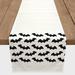 The Holiday Aisle® Rothley Halloween Table Runner Polyester in Gray/White | 72 D in | Wayfair D4B99E2D32CC48A78F368A1F7FB21B16