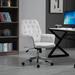 Red Barrel Studio® Mayzelle Task Chair Upholstered, Steel in Gray | 35.25 H x 26 W x 27.25 D in | Wayfair AB1DB1AE5D1B465D83767E7505384A56