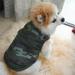 HULKLIFE Pet Dogs Fleece Vest Thickened Coat Puppy Dogs Fleece Sweater Warm Costume with Traction Ring for Pet Dog Cat Camouflage