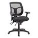 Eurotech Seating Apollo Ergonomic Task Chair, Black, Mid Back