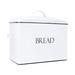 Outshine Co Metal Bread Box Bread Bin For Kitchen Countertop Stainless Steel in White | 10 H x 13 W x 6.9 D in | Wayfair HD0006