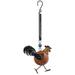 Rosalind Wheeler Loranger Rooster Bouncy Metal | 12 H x 5.25 W x 2 D in | Wayfair 155C6D5FC6AC469EBD58D969425C87DB