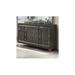 Rosdorf Park Ingolf 8 Drawer 65" W Double Dresser Wood in Brown/Gray | 40 H x 65 W x 18 D in | Wayfair ACF9214A8A5E4E28BB50659F3FD6F553