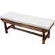 Waterproof Garden Bench Cushion Pads 100cm,2/3 Seater Bench Seat Cushion Pad 120cm 150cm for Patio Furniture Swing Chair Indoor Outdoor (120 * 45 * 5cm,White)